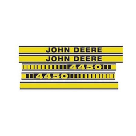 Aftermarket Hood Decal Set JD4450